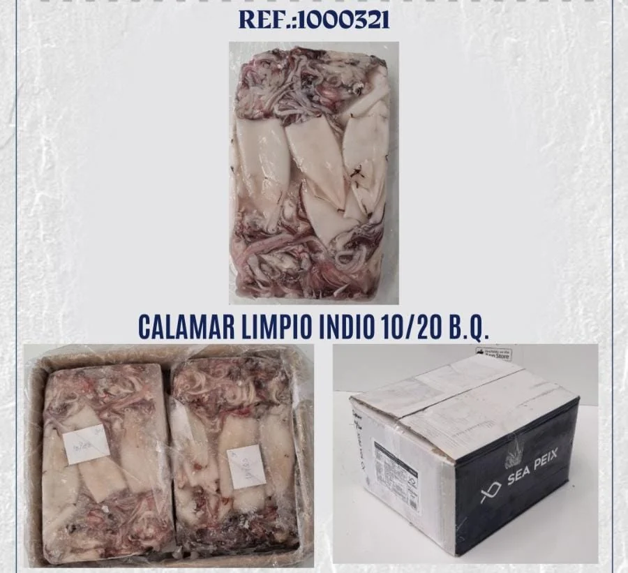 calamar limpio indio