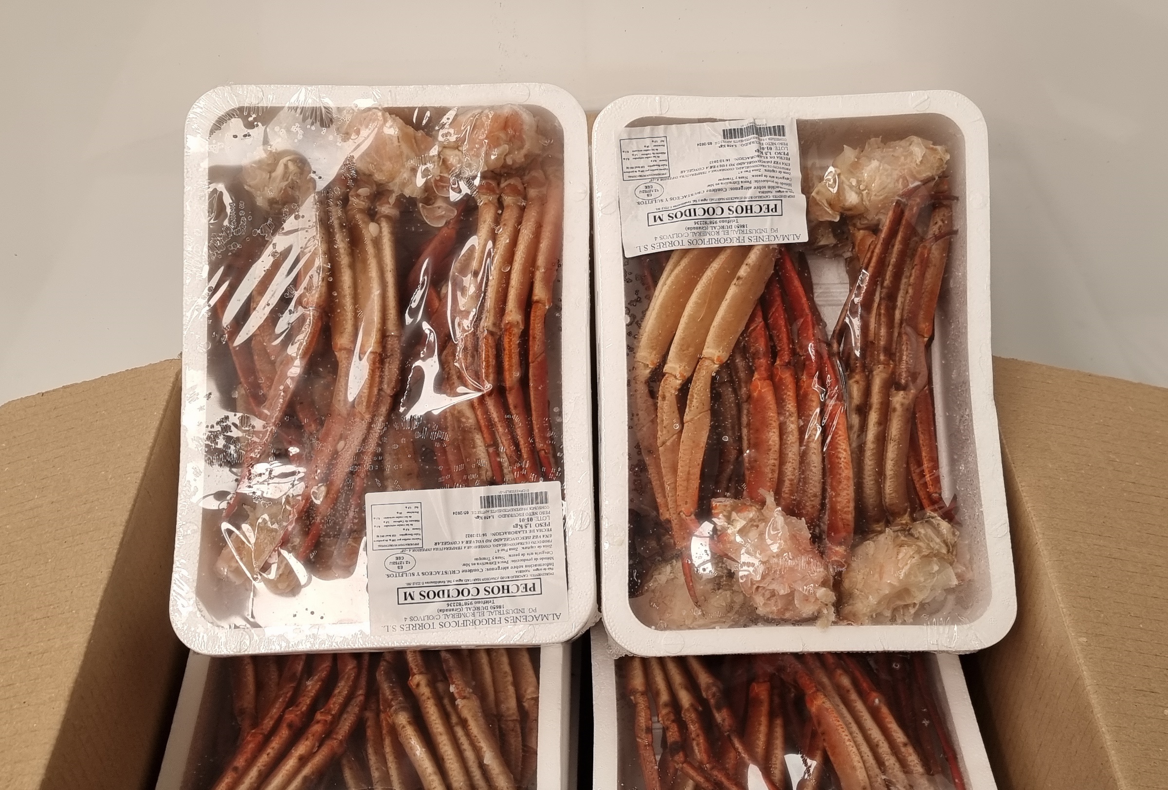 Pechos cocidos de gran tamaño congelados 16 kg